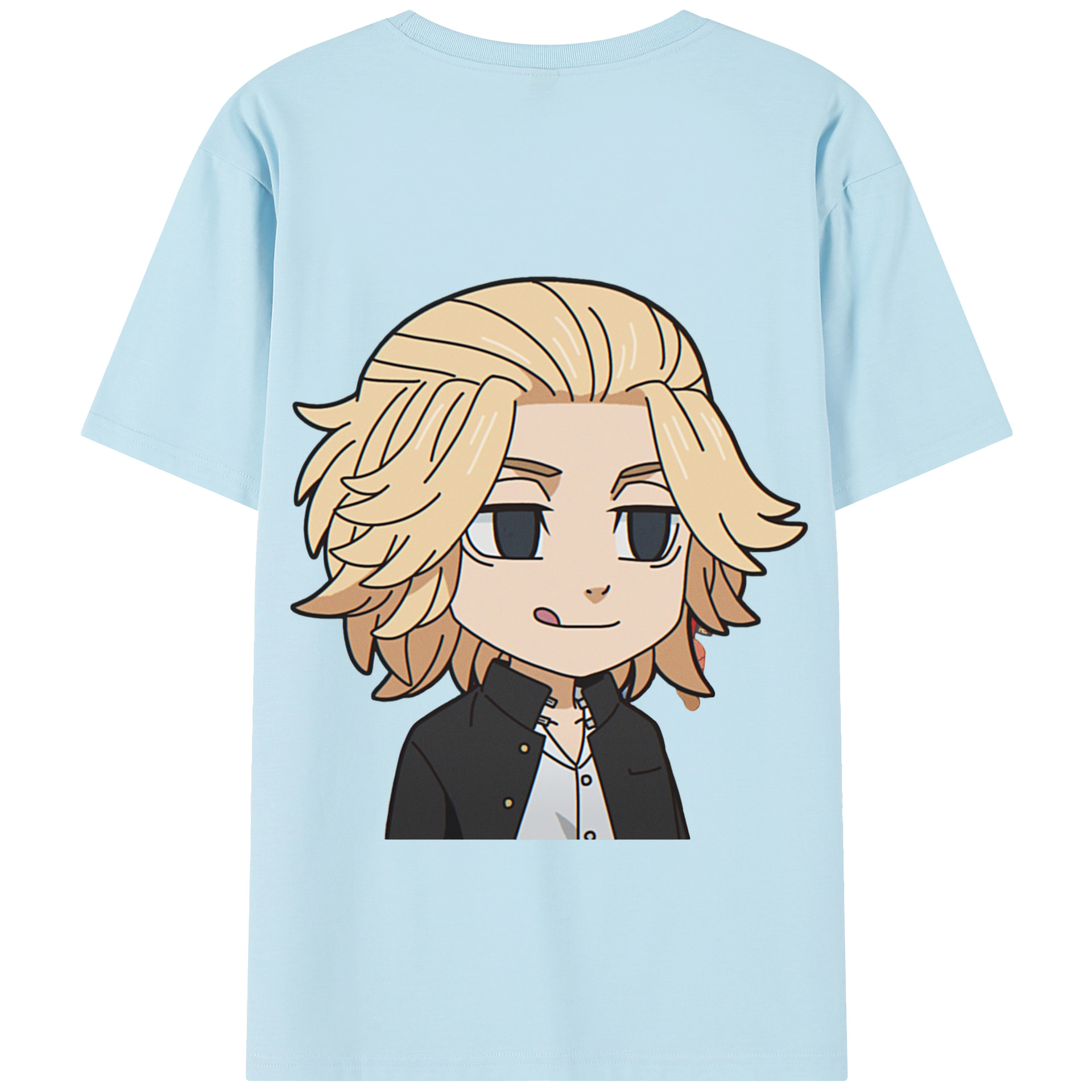 （画像用） 東京リベンジャーズ Tokyo Revengers 綿100％半袖Tシャツ（背面プリント）